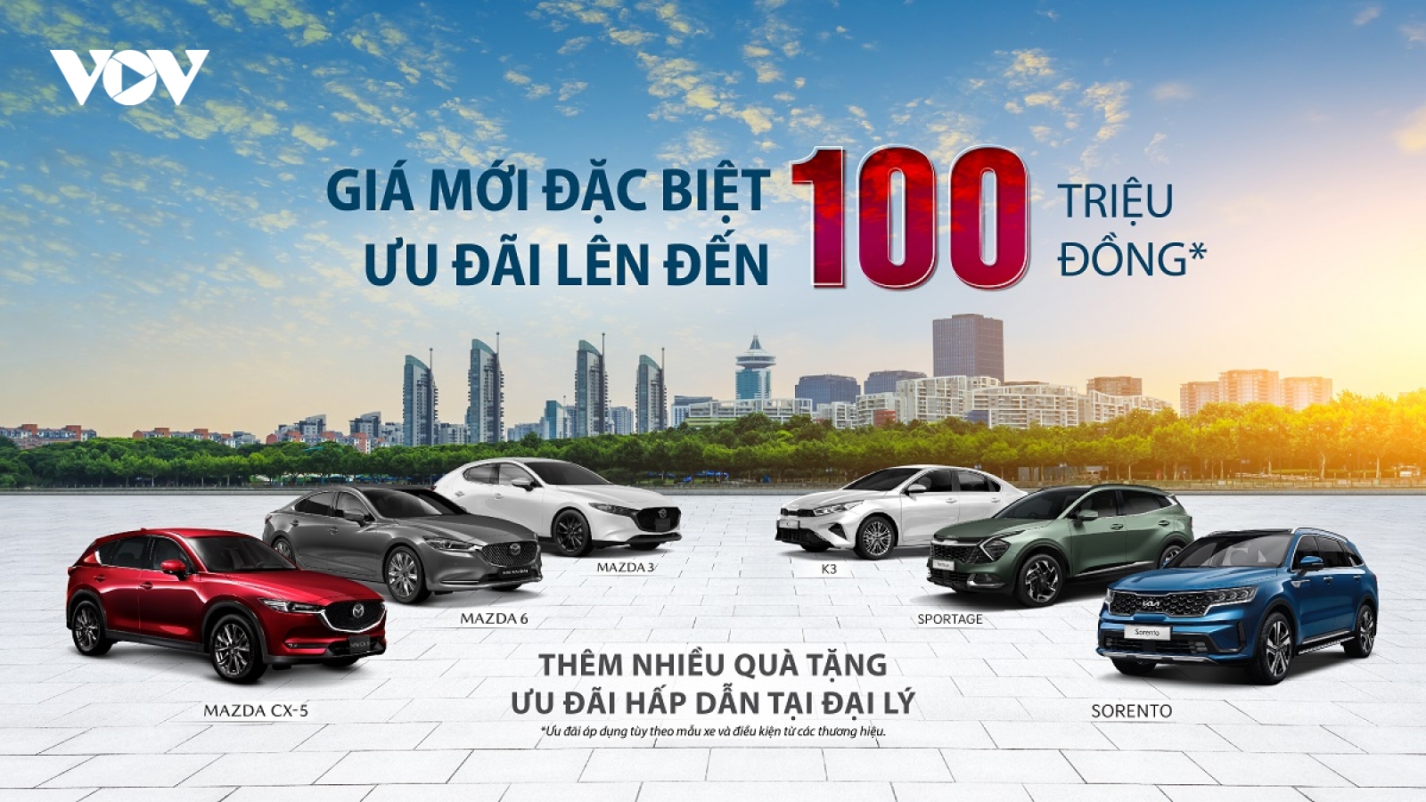 THACO AUTO công bố giá bán mới và tăng ưu đãi cho các dòng xe Kia và Mazda
