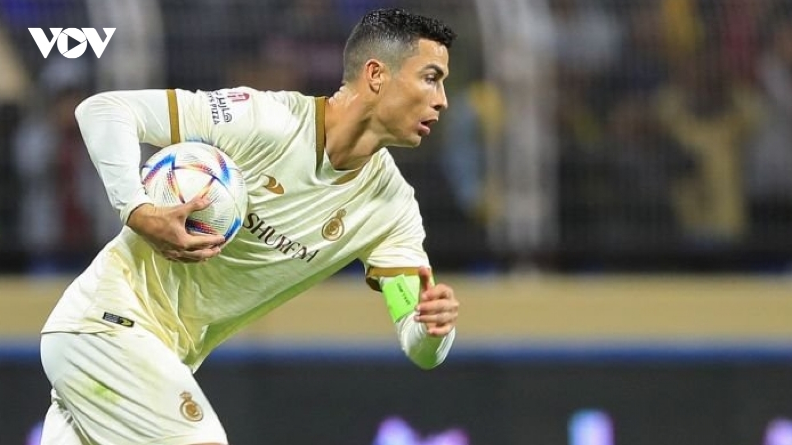 Ronaldo hạnh phúc khi ghi bàn thắng đầu tiên cho Al Nassr