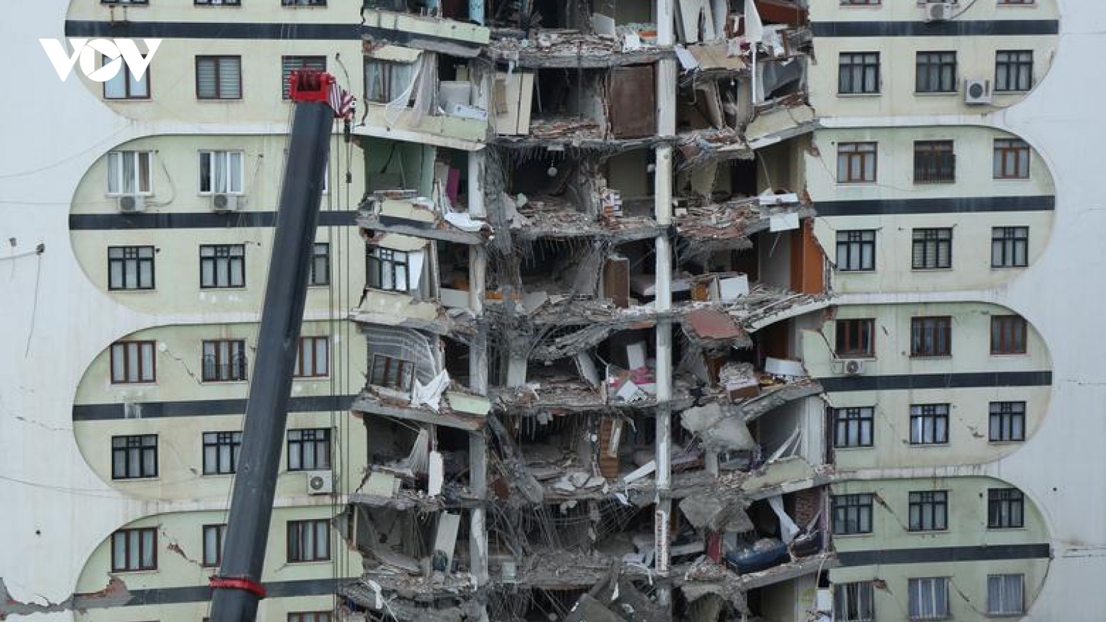 Khung cảnh hoang tàn sau trận động đất kinh hoàng ở Thổ Nhĩ Kỳ và Syria