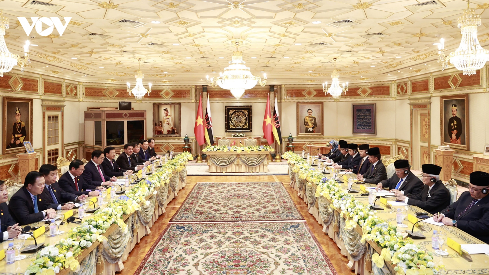 Thủ tướng Phạm Minh Chính hội đàm với Quốc vương Brunei Darussalam