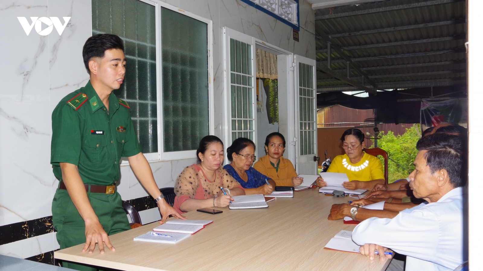Mô hình đảng viên đồn biên phòng, phụ trách hộ gia đình phát huy hiệu quả