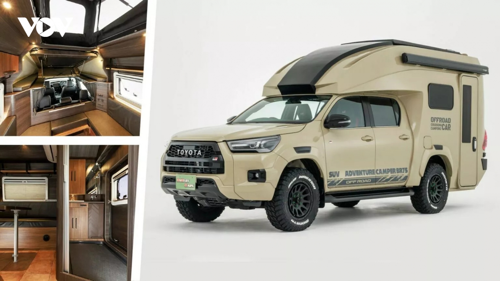 Khám phá Toyota Hilux GR Sport phiên bản nhà di động