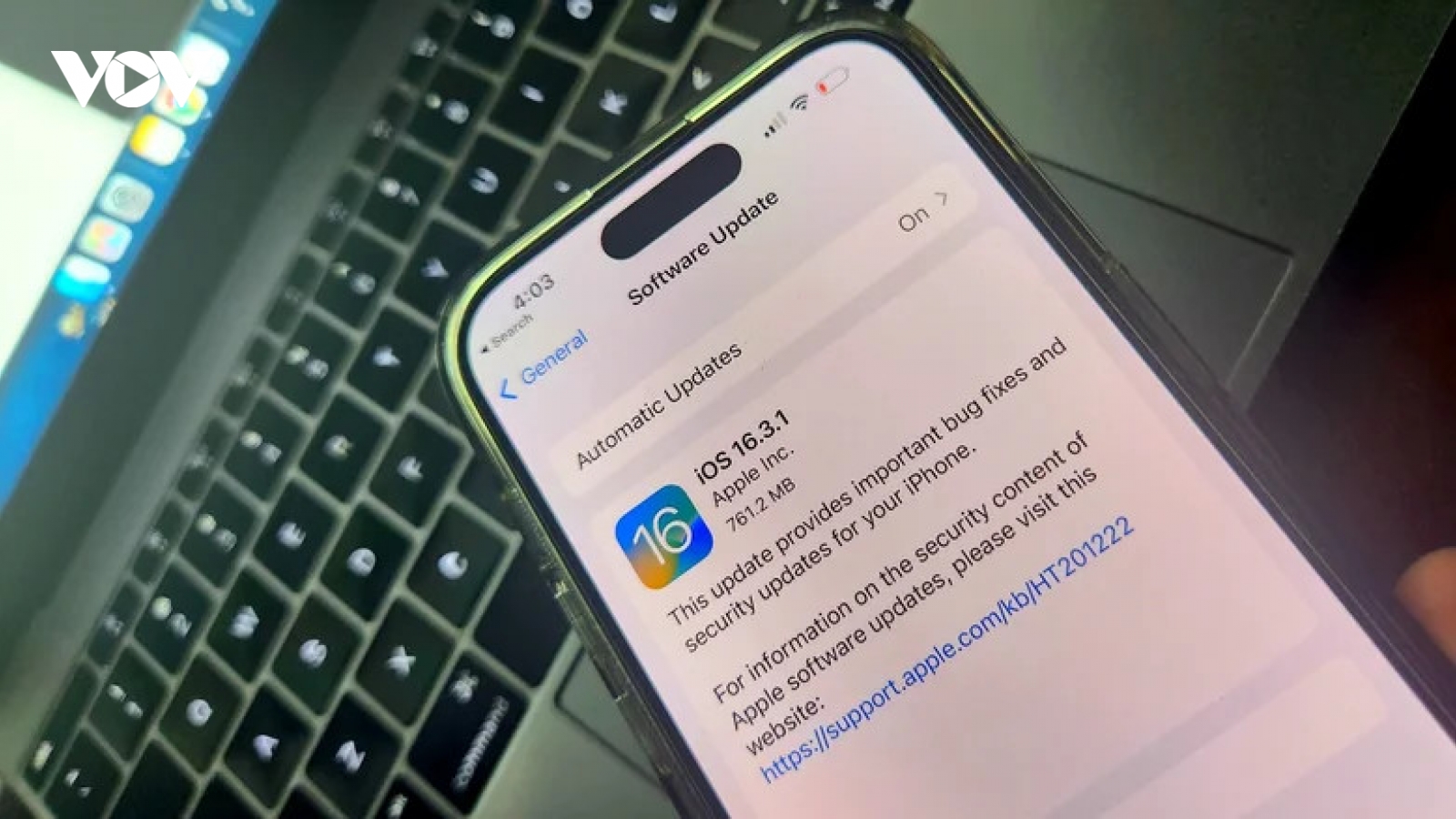 Apple khắc phục lỗ hổng bảo mật trong các bản cập nhật mới