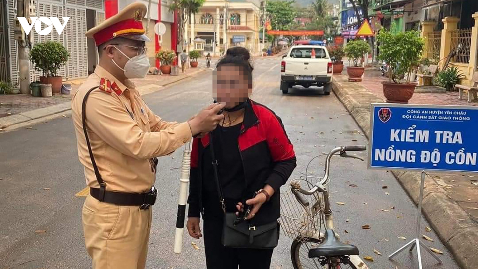 Sơn La xử phạt người đi xe đạp vi phạm nồng độ cồn