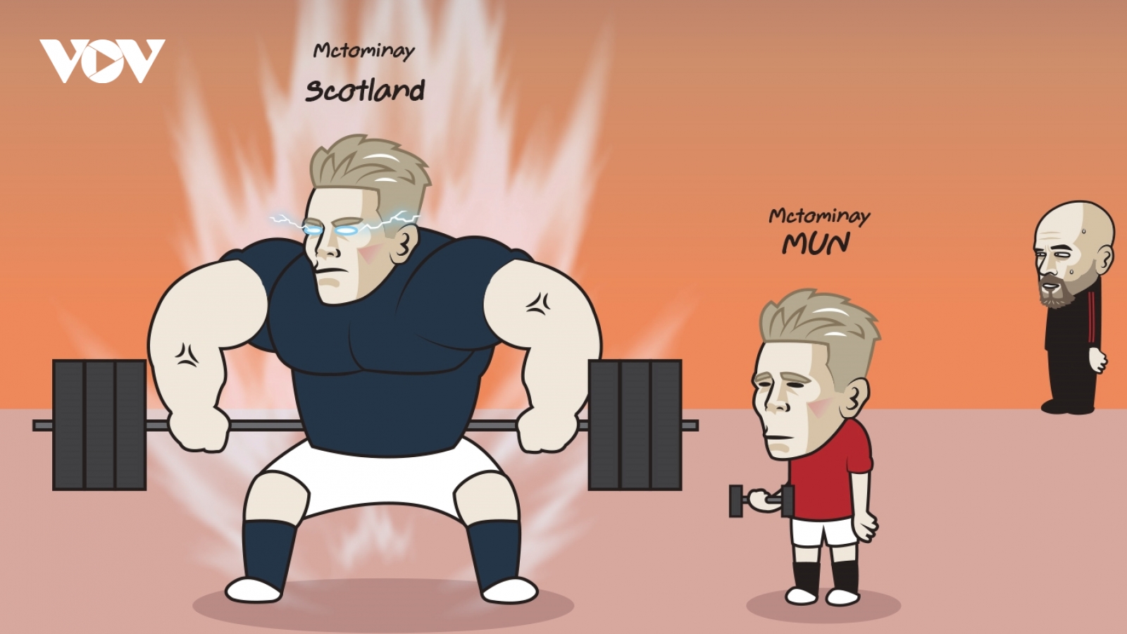 Biếm họa 24h: HLV Erik Ten Hag khó xử với Scott McTominay