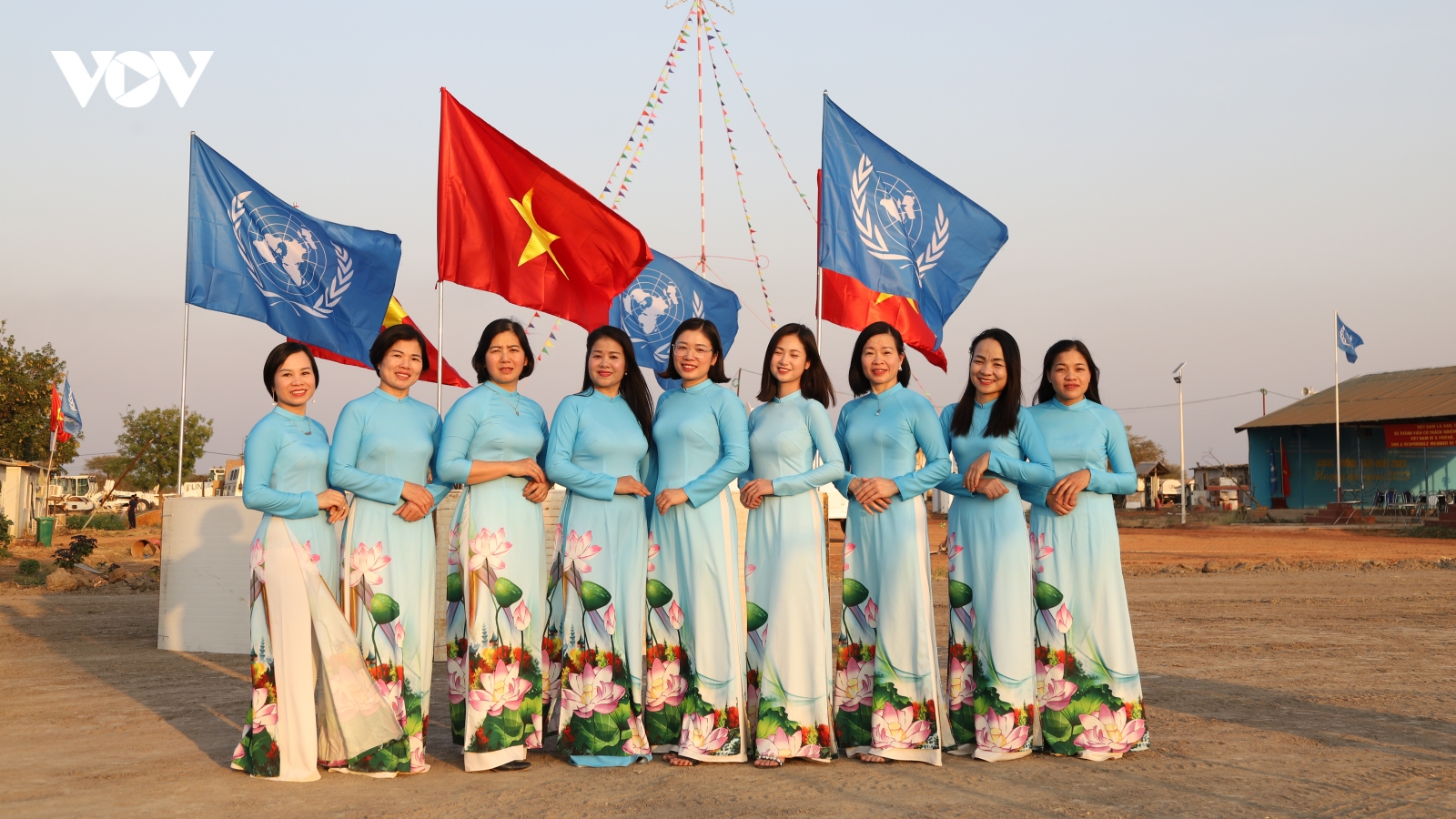 Món quà 8/3 của nữ quân nhân Việt Nam trên mảnh đất Abyei