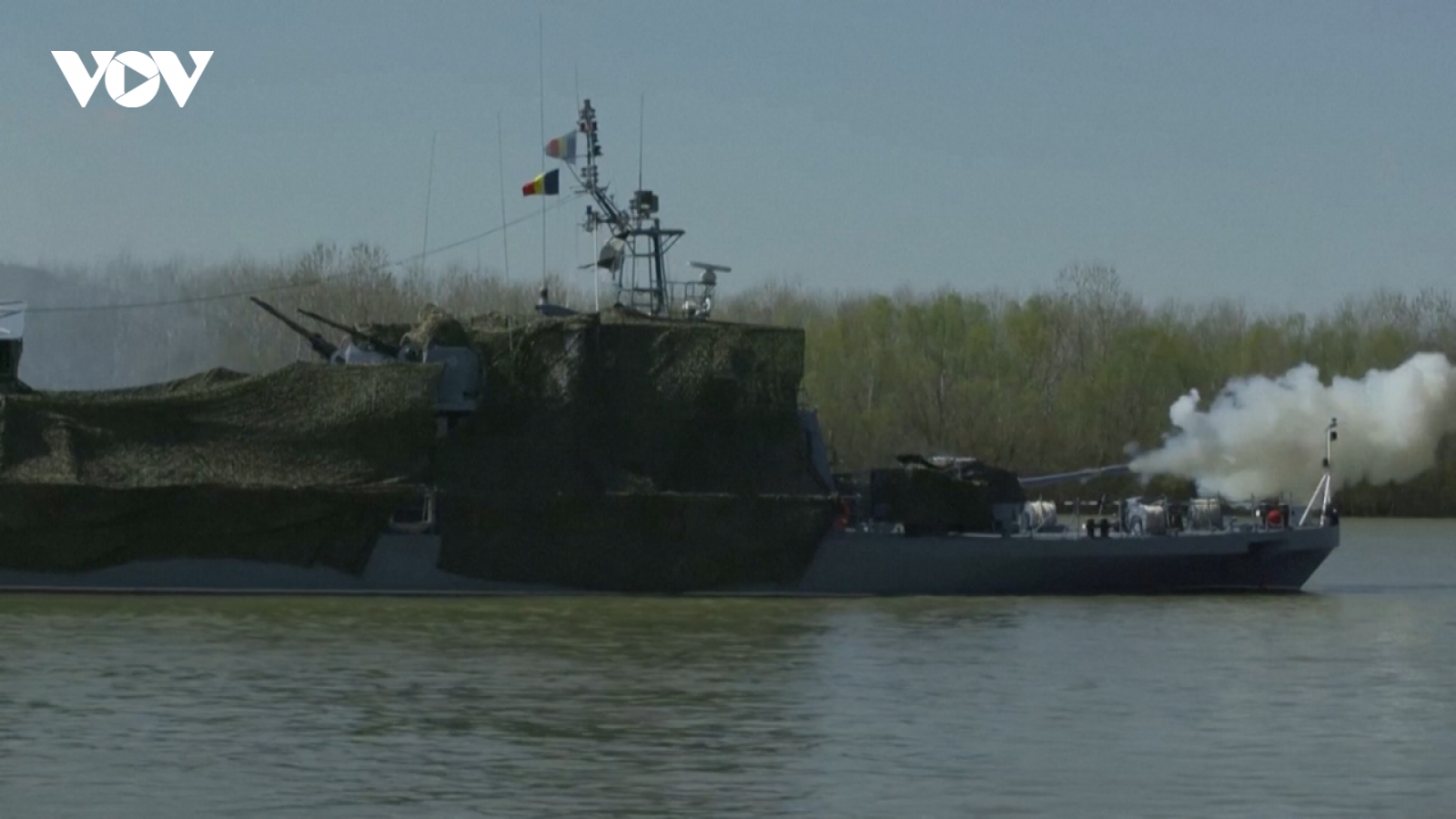 NATO tập trận trên sông Danube, gần Ukraine