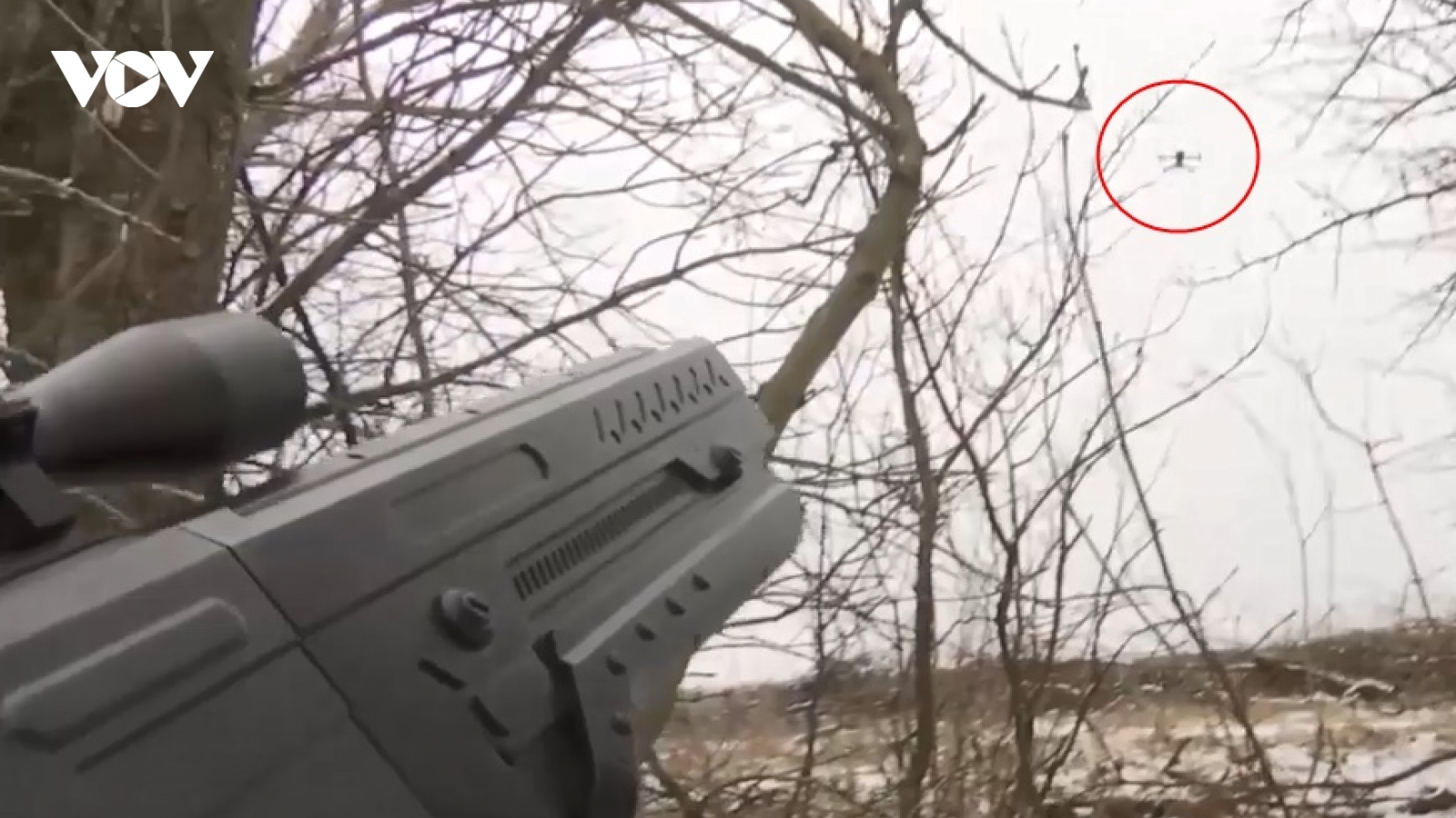 Đặc nhiệm Nga dùng súng điện tử săn bắt UAV trinh sát của Ukraine