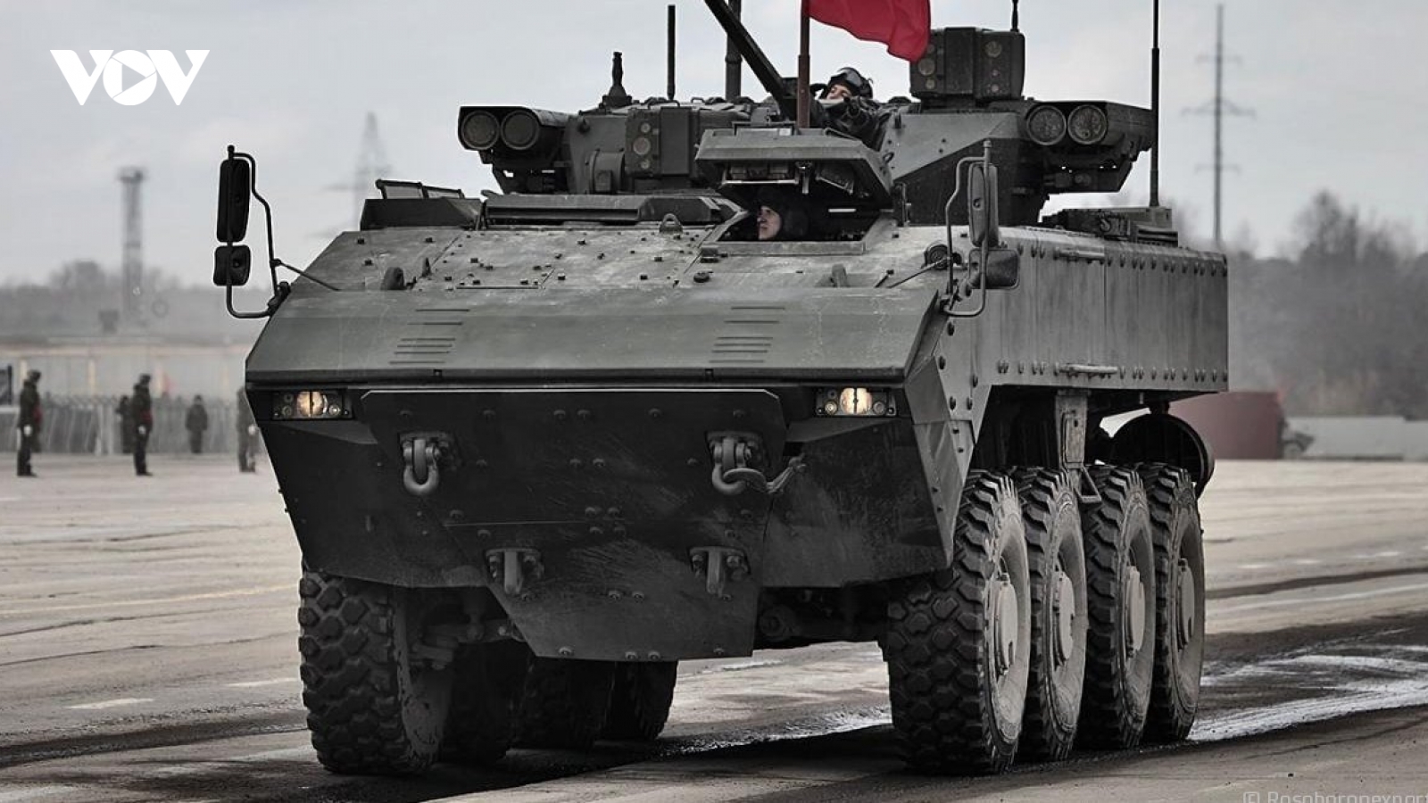 Nga tung xe thiết giáp chở quân Bumerang tối tân nhất vào chiến trường Ukraine