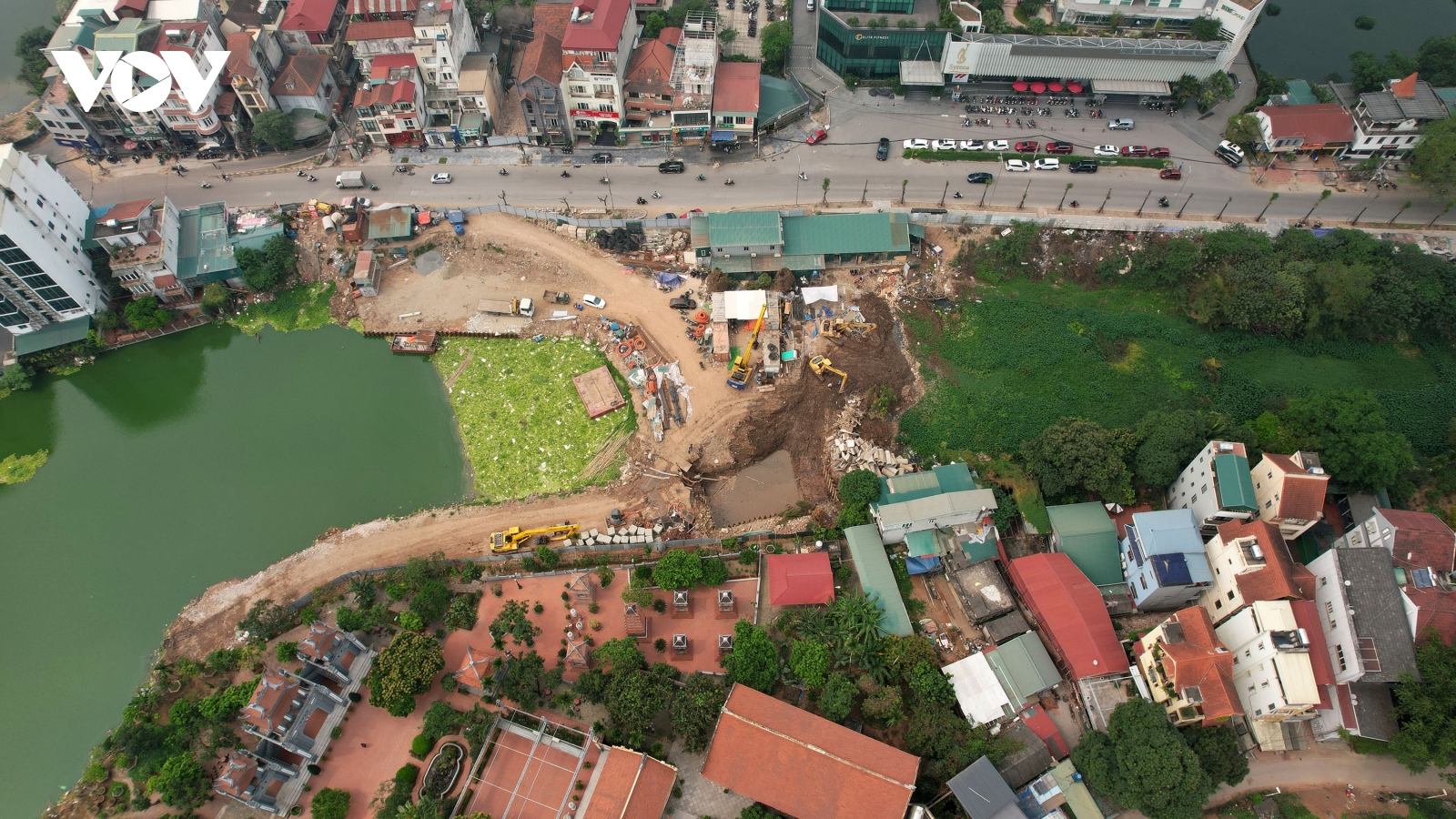 Cận cảnh dự án cải tạo môi trường dân sinh hồ Tứ Liên, Tây Hồ