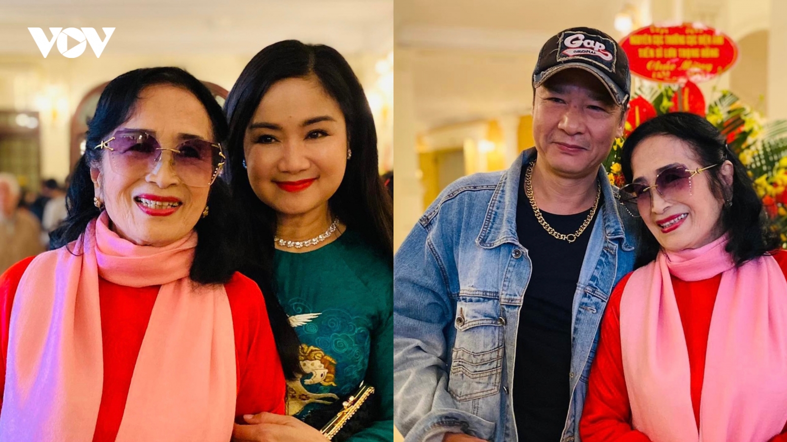 NSND Thu Hà, NSƯT Võ Hoài Nam xúc động hội ngộ NSND Trà Giang