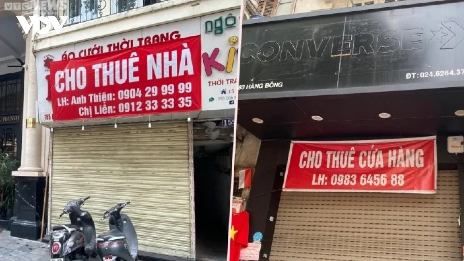 Vì sao mặt bằng kinh doanh trên phố 'vàng' Hà Nội ế ẩm hàng loạt?