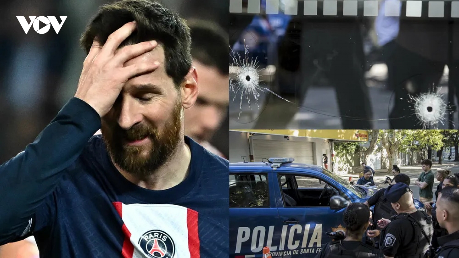 Messi bị đe dọa trong vụ xả súng ở quê nhà