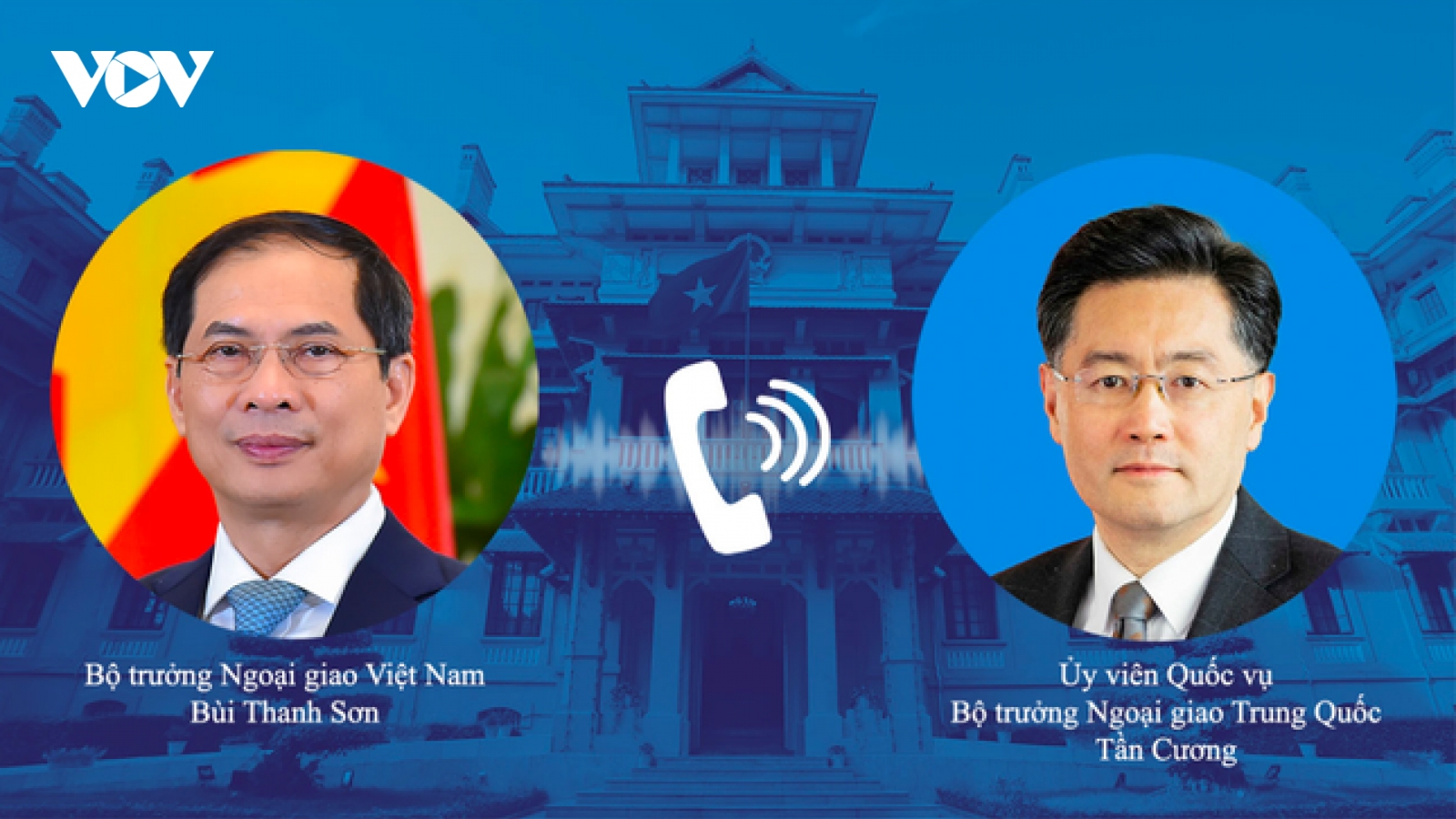 Bộ trưởng Bộ Ngoại giao Việt Nam - Trung Quốc điện đàm