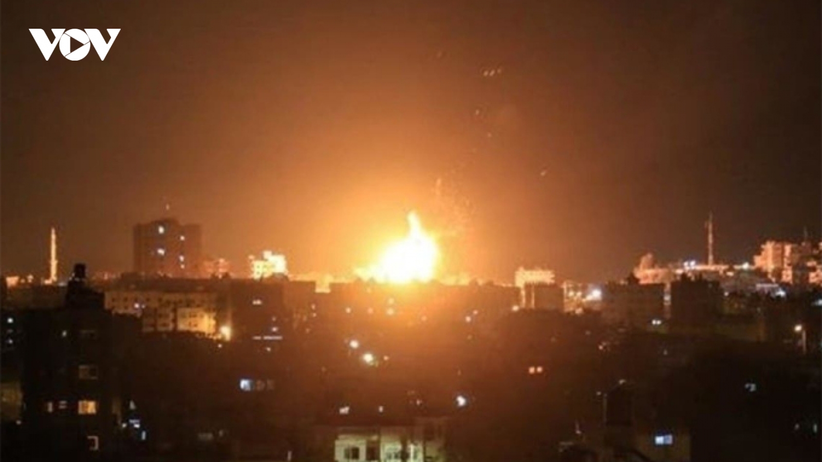 Syria bắn hạ nhiều tên lửa của Israel ở Damascus
