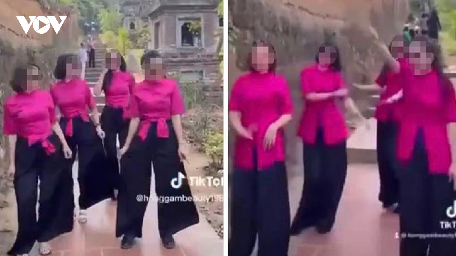 Đăng clip nhảy phản cảm tại chùa Bổ Đà, bị phạt hành chính