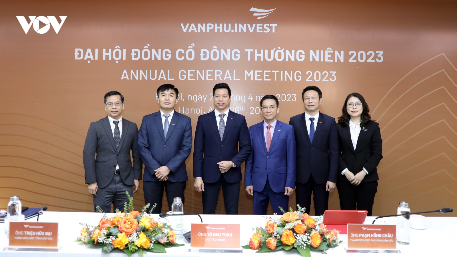 Văn Phú – Invest tổ chức thành công đại hội đồng cổ đông thường niên năm 2023