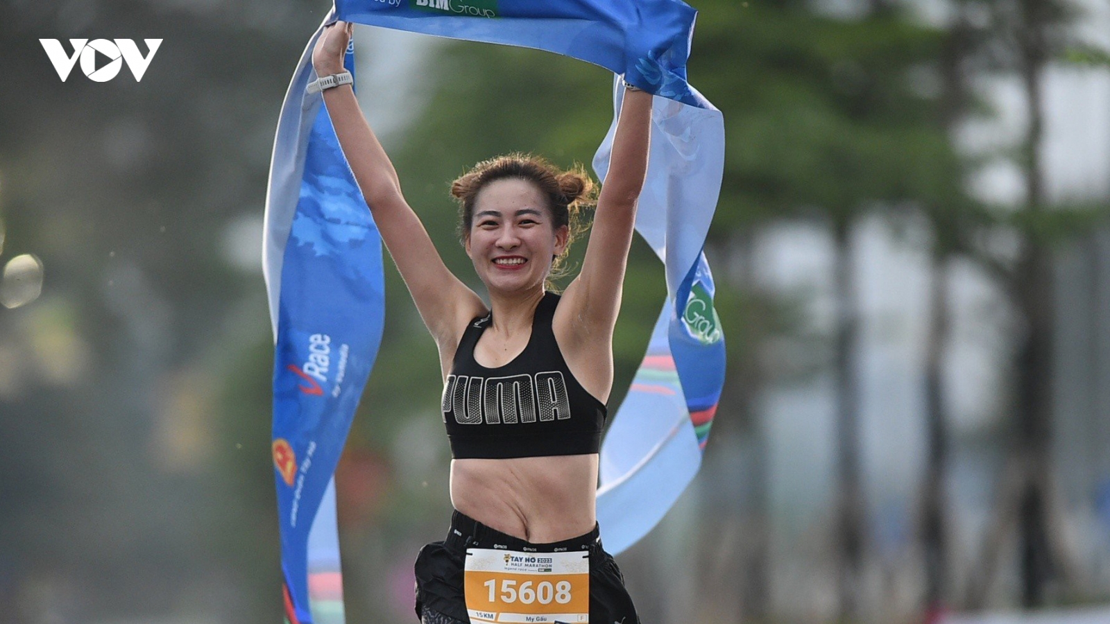 Giải chạy Tay Ho Half Marathon 2023 lập kỷ lục mới