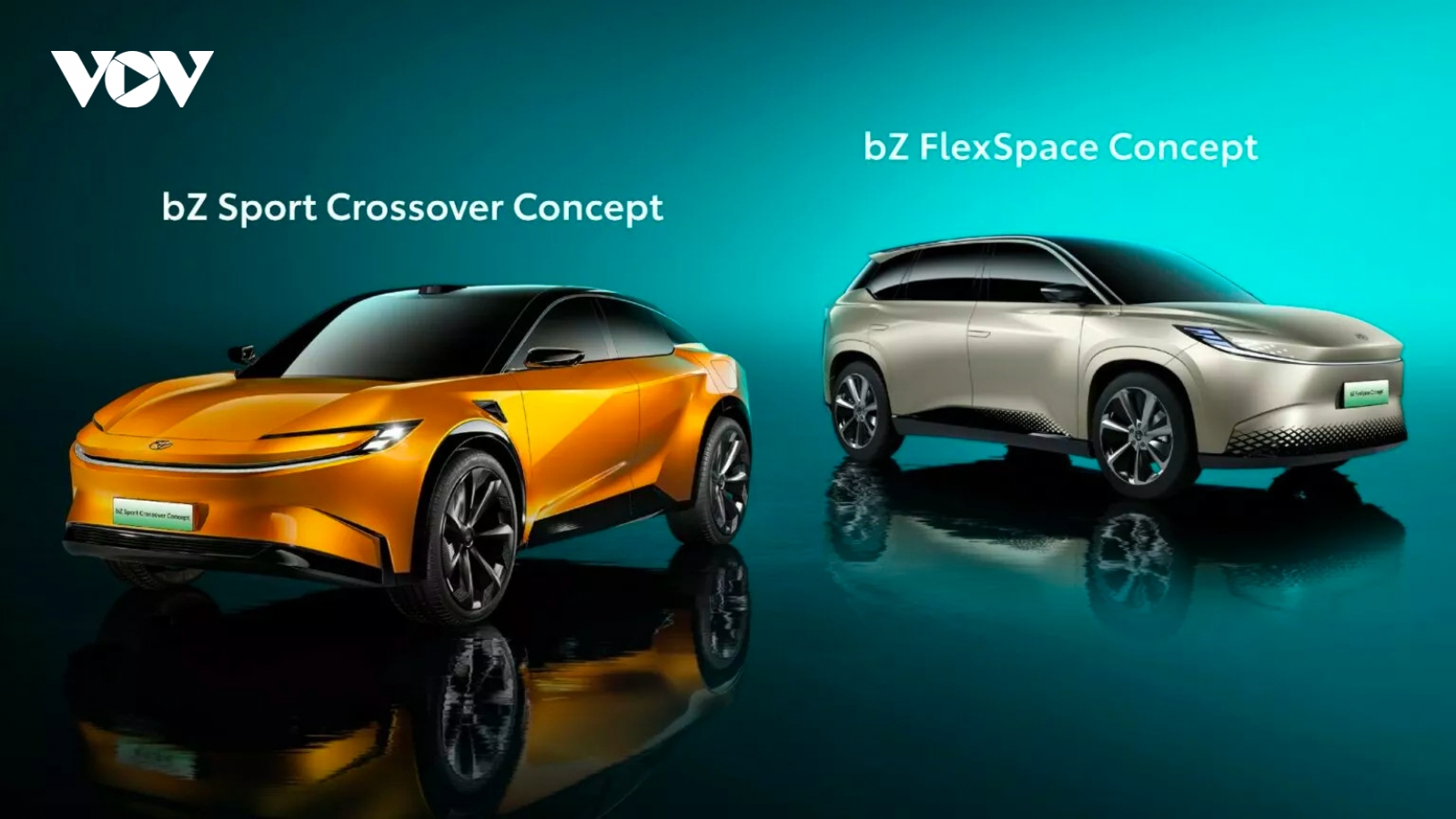 Chiêm ngưỡng hai mẫu xe điện Toyota bZ Sport Crossover và FlexSpace