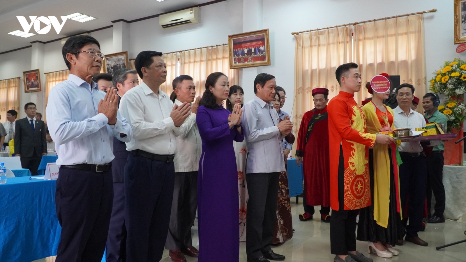 Long trọng lễ Giỗ Tổ Hùng Vương tại Lào