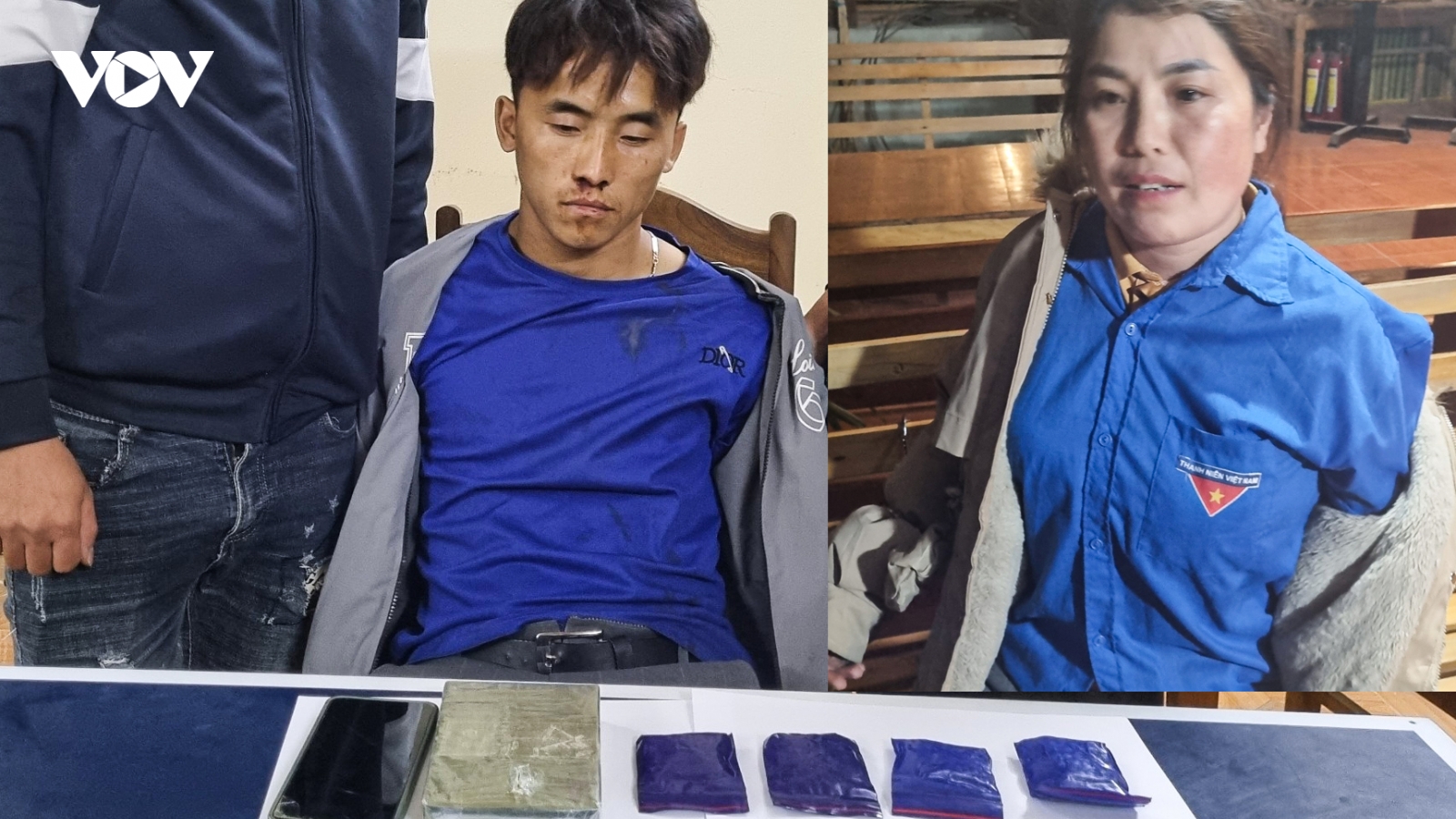Đôi nam nữ câu kết buôn 1 bánh heroin và 800 viên ma túy tổng hợp