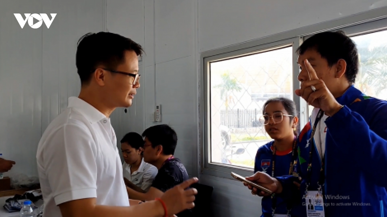 Gian nan làm thẻ tác nghiệp SEA Games 32