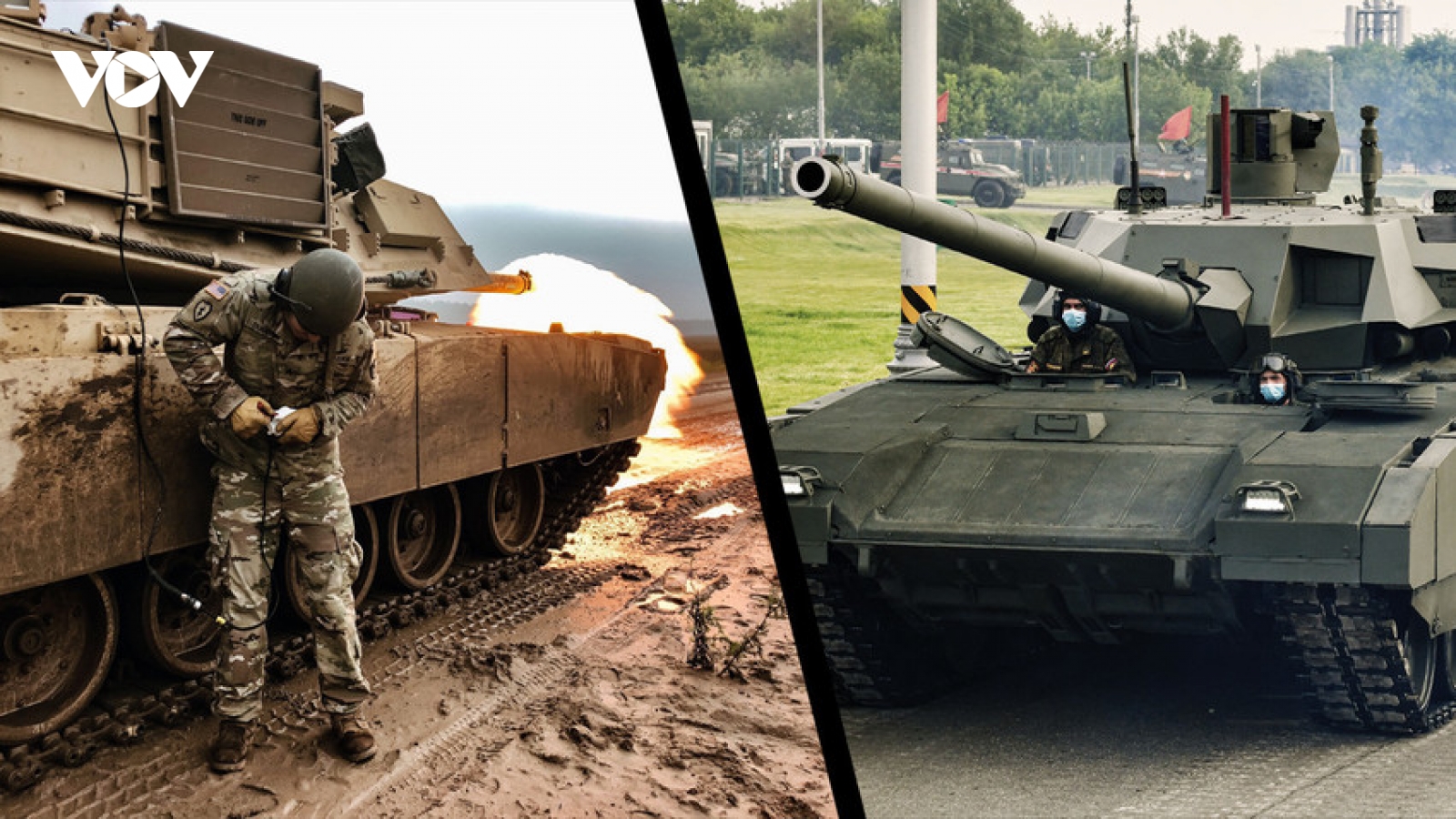 So sánh xe tăng T-14 Armata Nga đưa tới Ukraine và xe tăng Abrams của Mỹ