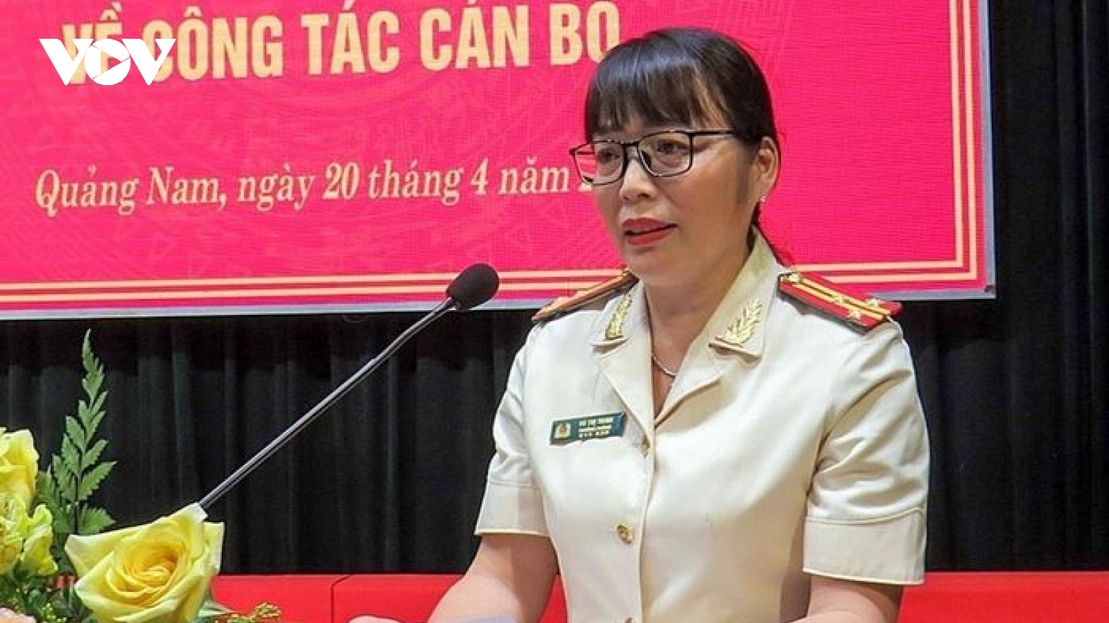Quảng Nam lần đầu tiên có nữ Phó Giám đốc Công an tỉnh