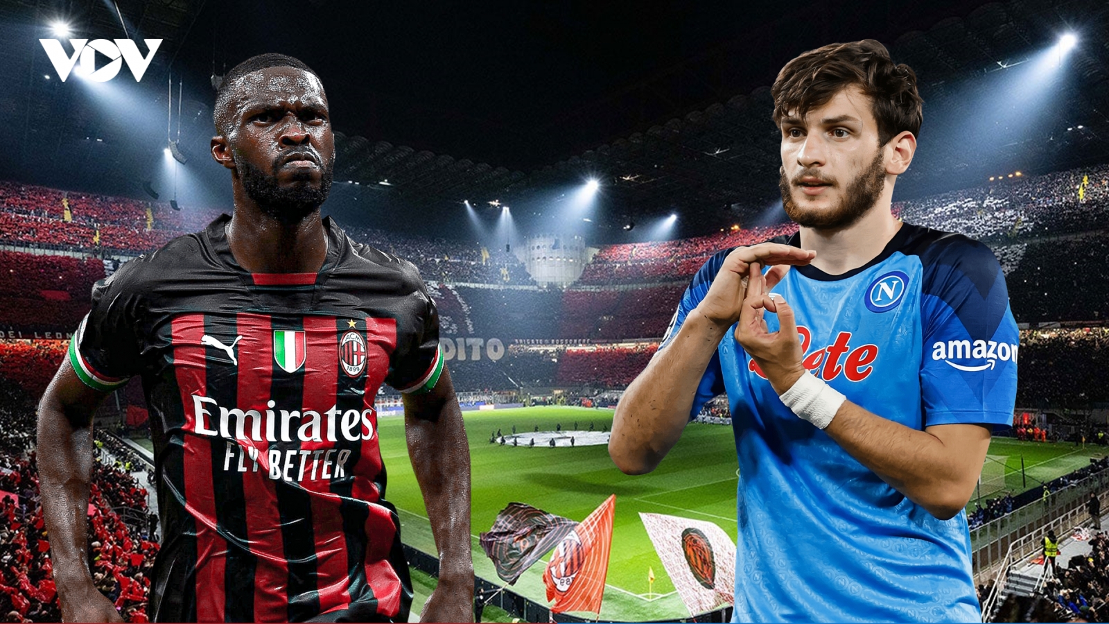 Dự đoán tỷ số, đội hình xuất phát trận AC Milan - Napoli