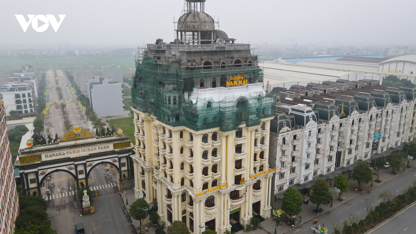 Cận cảnh “tòa lâu đài” vi phạm phòng cháy chữa cháy ở Bắc Ninh