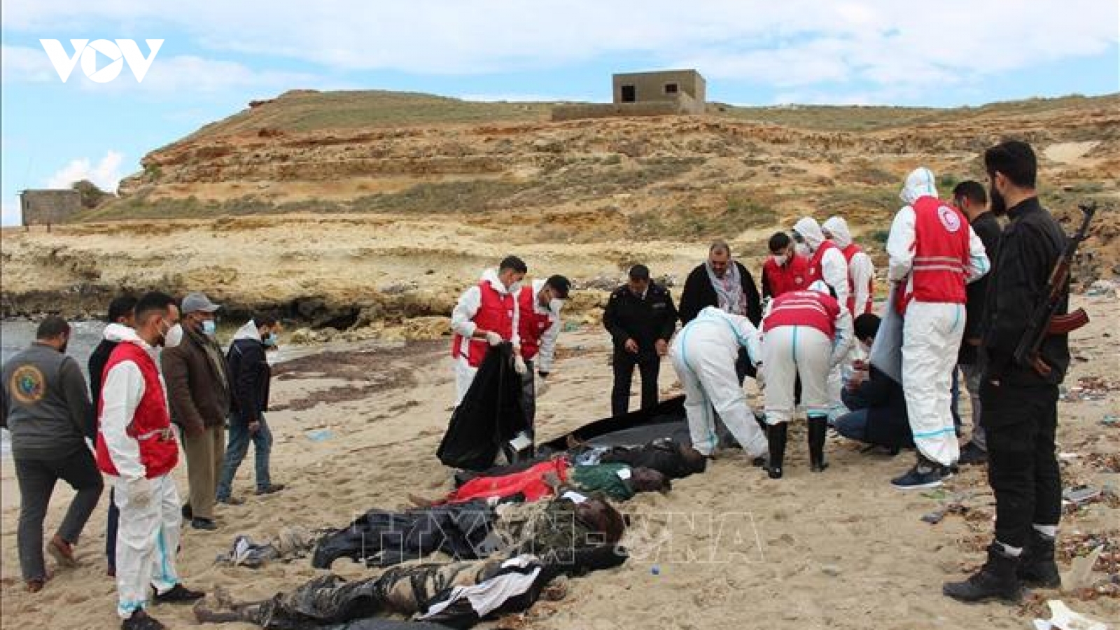 Ít nhất 55 người di cư thiệt mạng trong vụ chìm thuyền ngoài khơi Libya