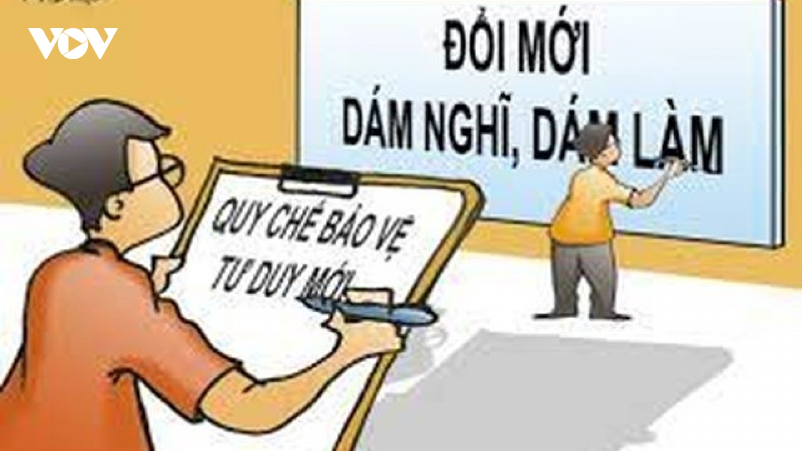 Để cán bộ sáng tạo, dám nghĩ, dám làm