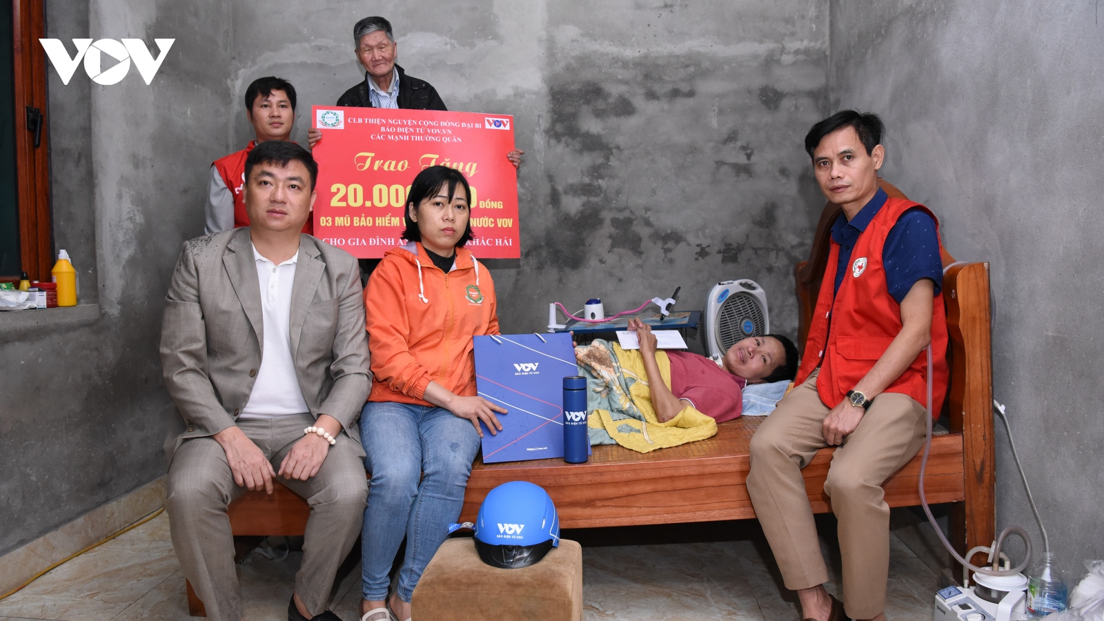 Báo Điện tử VOV hỗ trợ hoàn cảnh đặc biệt khó khăn ở Bắc Ninh