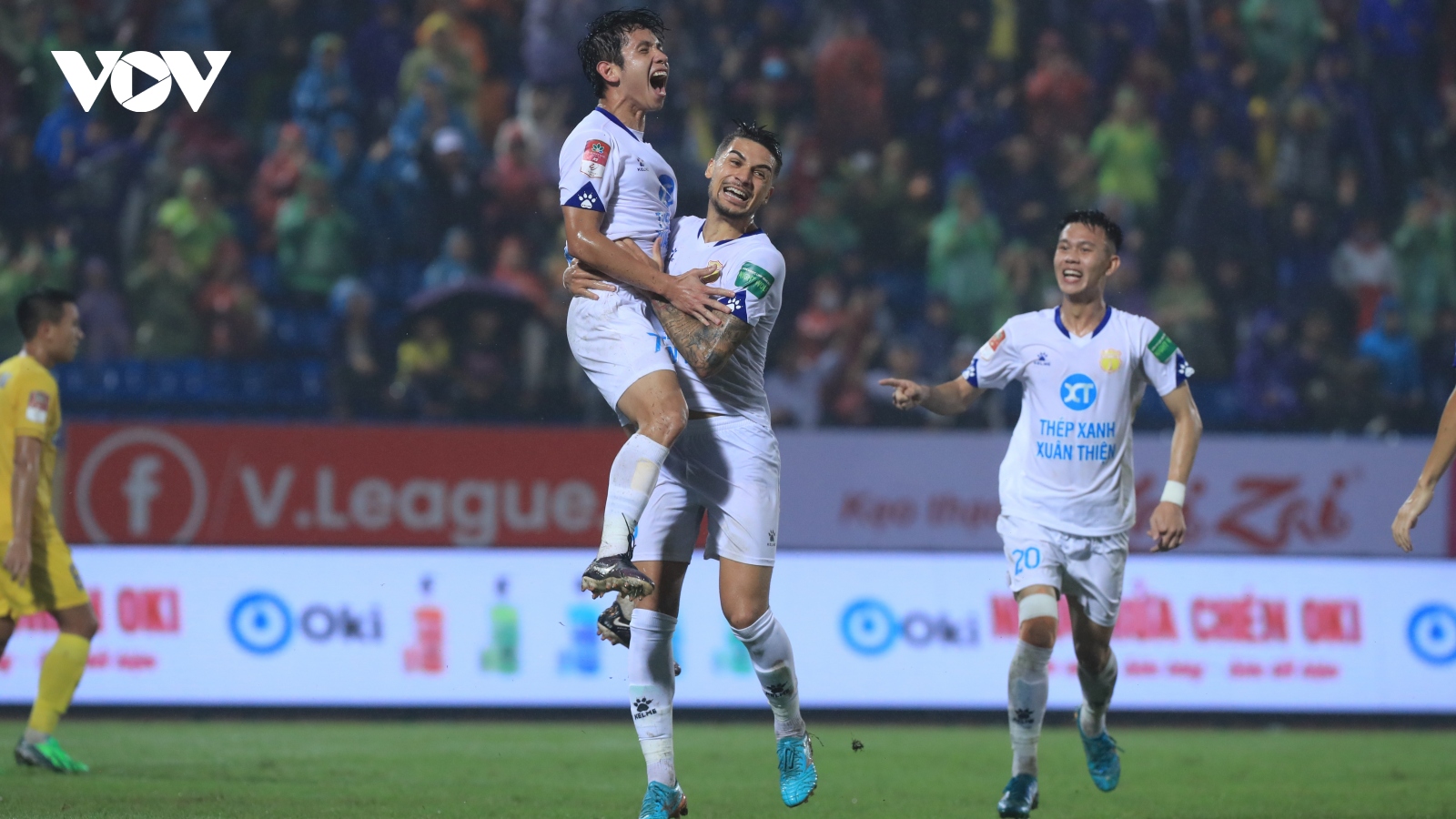 Kết quả Nam Định 1-0 SLNA: Chủ nhà lên ngôi đầu bảng V-League 2023