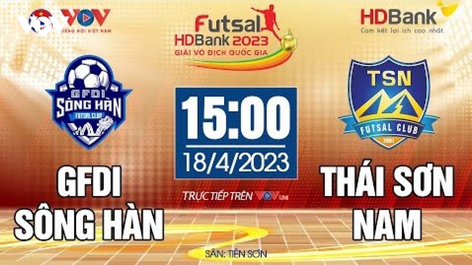 Xem trực tiếp Sông Hàn vs Thái Sơn Nam - Giải Futsal HDBank VĐQG 2023