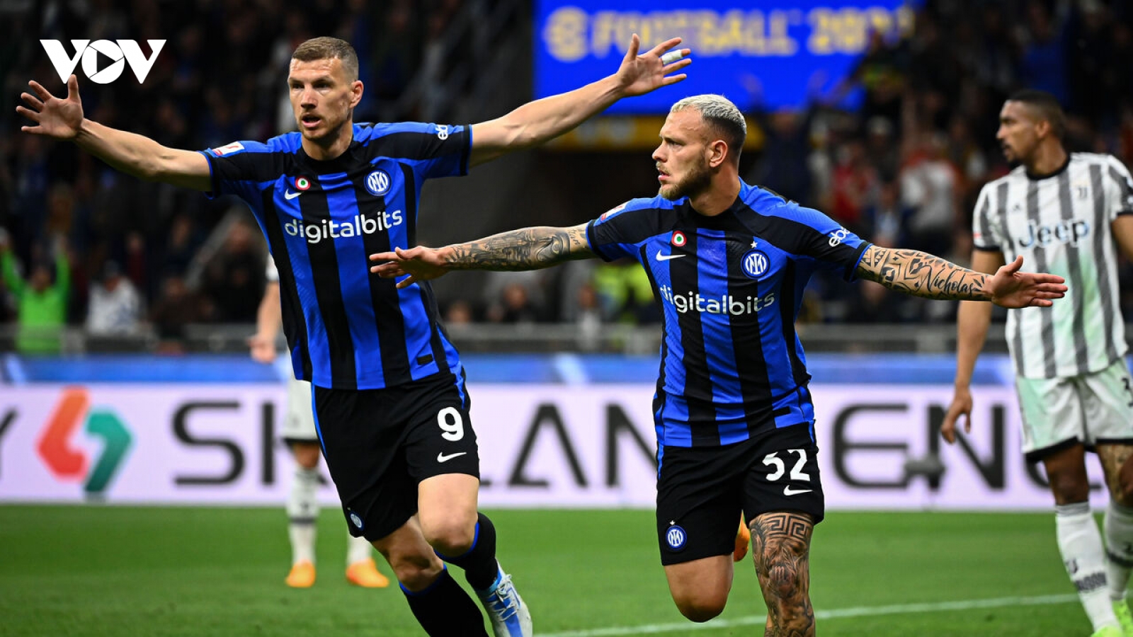 Thắng thuyết phục Juventus, Inter Milan vào chung kết Cúp Quốc gia Italia