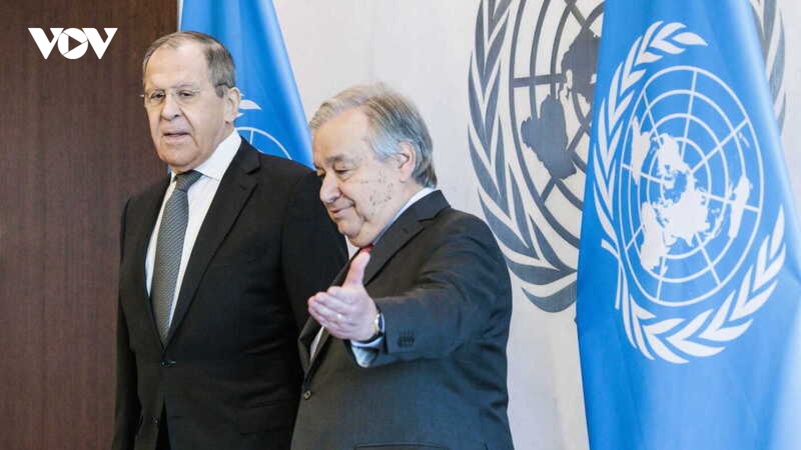 Ông Lavrov thảo luận 'nhiều chi tiết' với Tổng Thư ký LHQ về thỏa thuận ngũ cốc