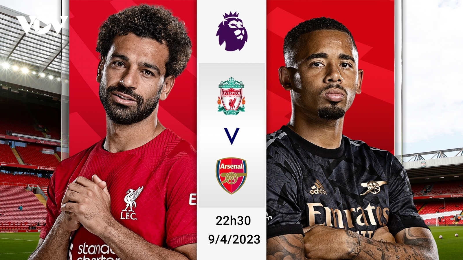 Lịch thi đấu bóng đá hôm nay: Liverpool đại chiến Arsenal