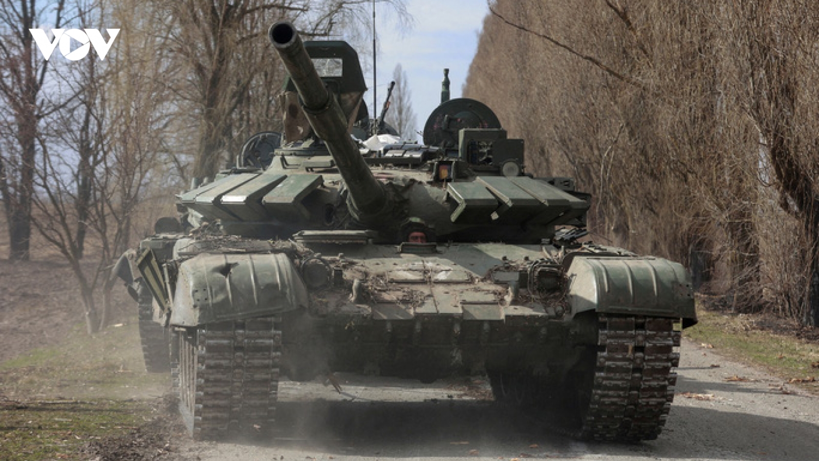 Cận cảnh xe tăng Ukraine khai hỏa, nhắm bắn mục tiêu tại Zaporizhzhia