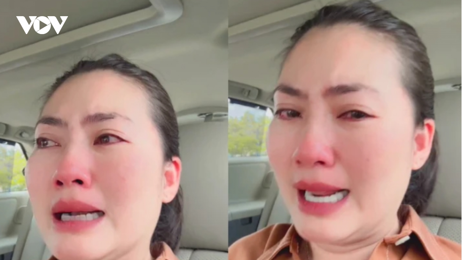 Ngọc Lan khóc nức nở trên livestream, lo sợ mất hàng tỷ đồng vì mua bảo hiểm