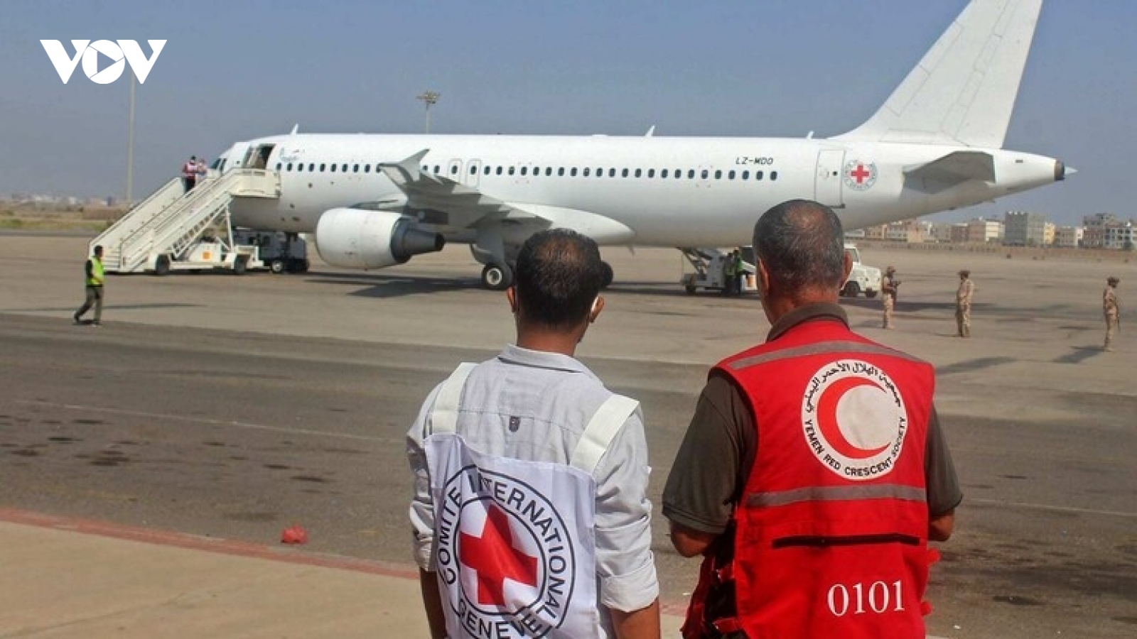 Chuyến hàng viện trợ đầu tiên của Hội Chữ thập đỏ quốc tế đến Sudan