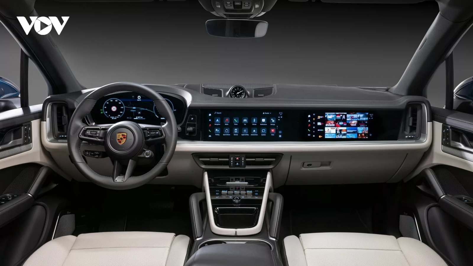 Porsche Cayenne 2024 lộ thiết kế nội thất khác lạ