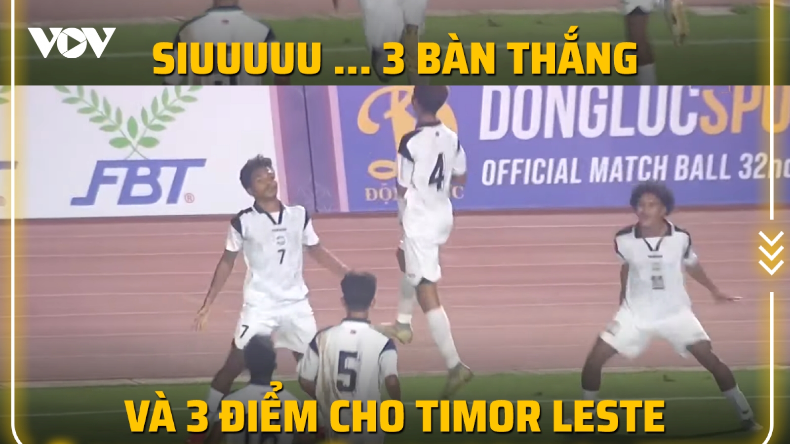 Biếm họa 24h: Cầu thủ Timor Leste ăn mừng như Ronaldo
