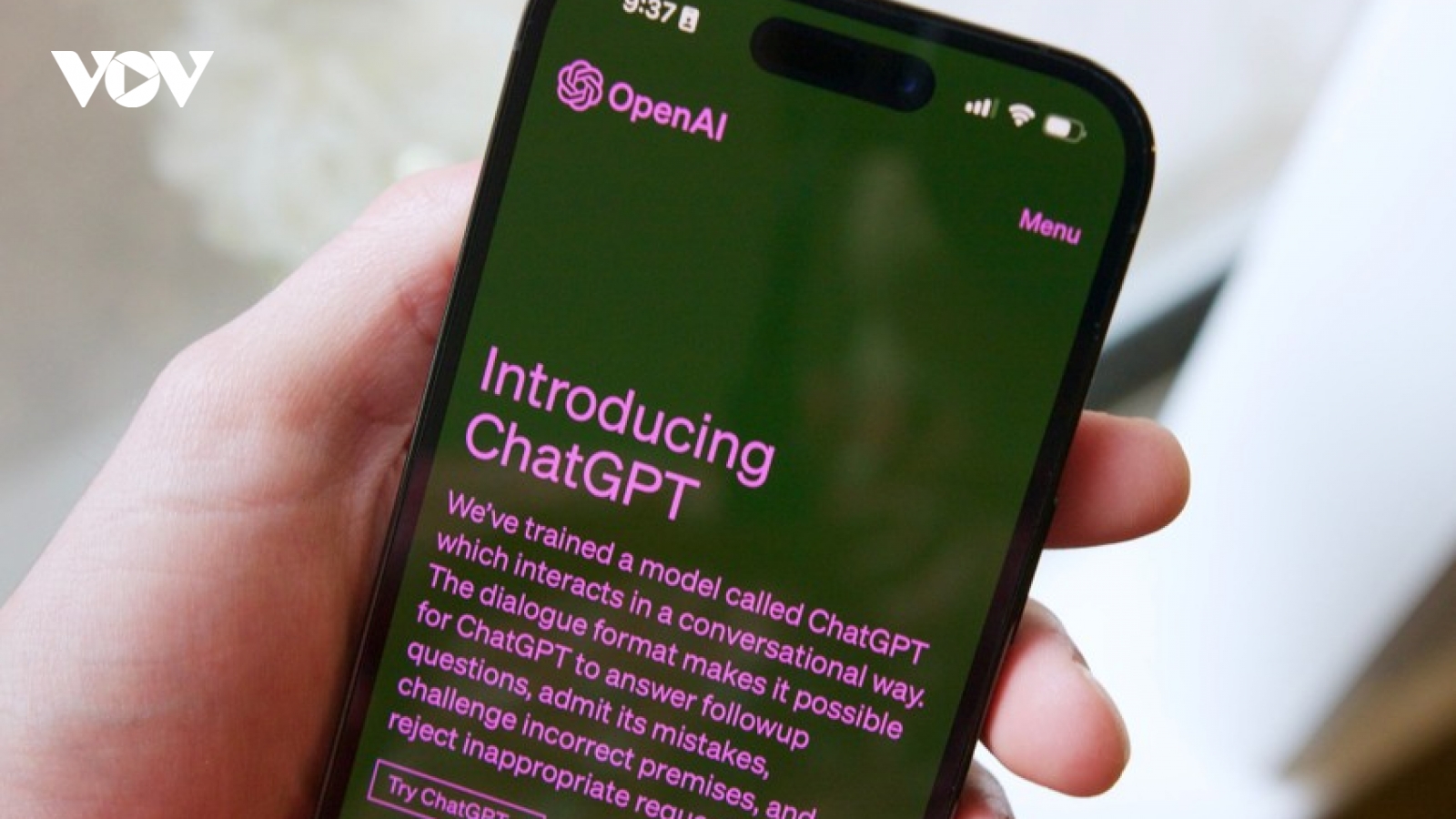 OpenAI ra mắt ứng dụng ChatGPT cho iPhone