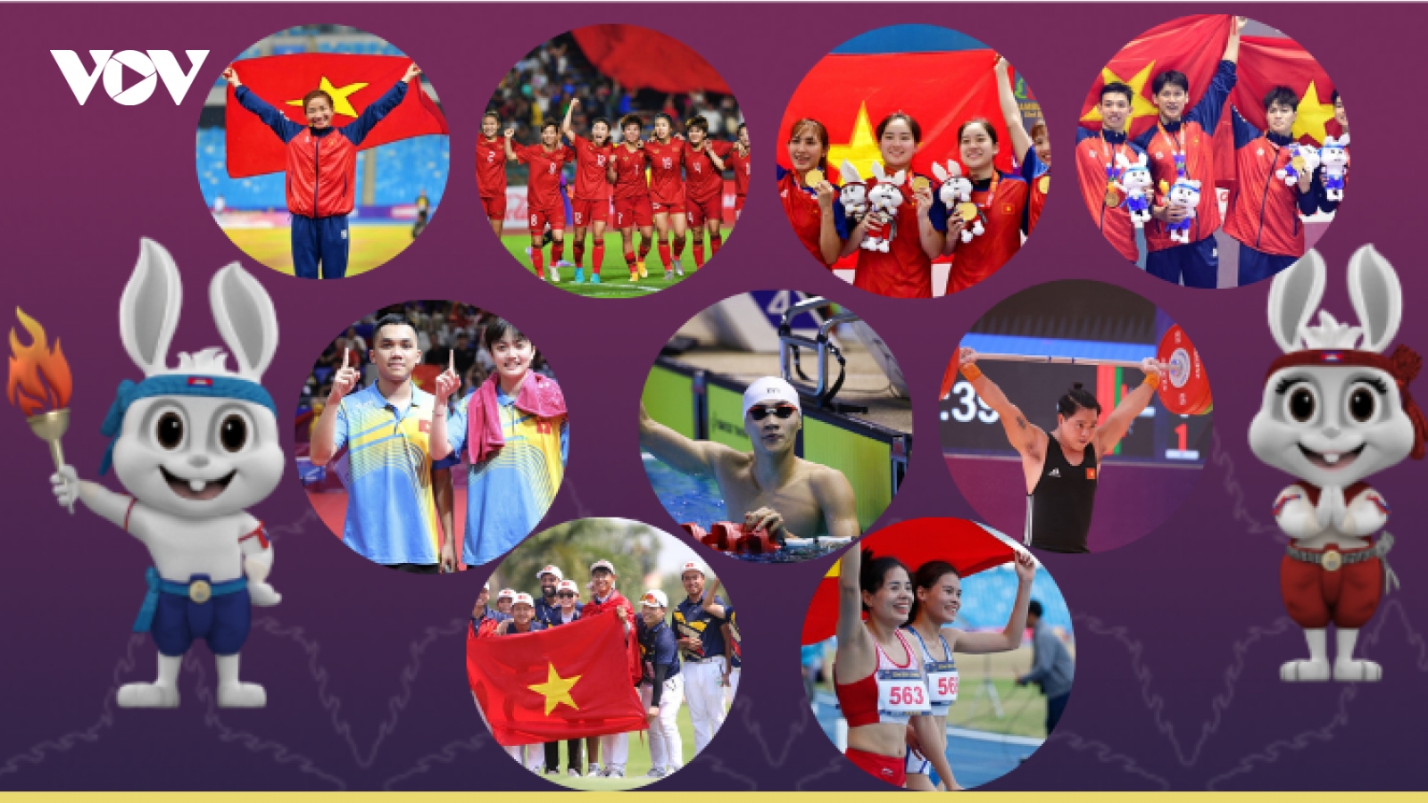 Major Vietnamese sports stars at SEA Games 32