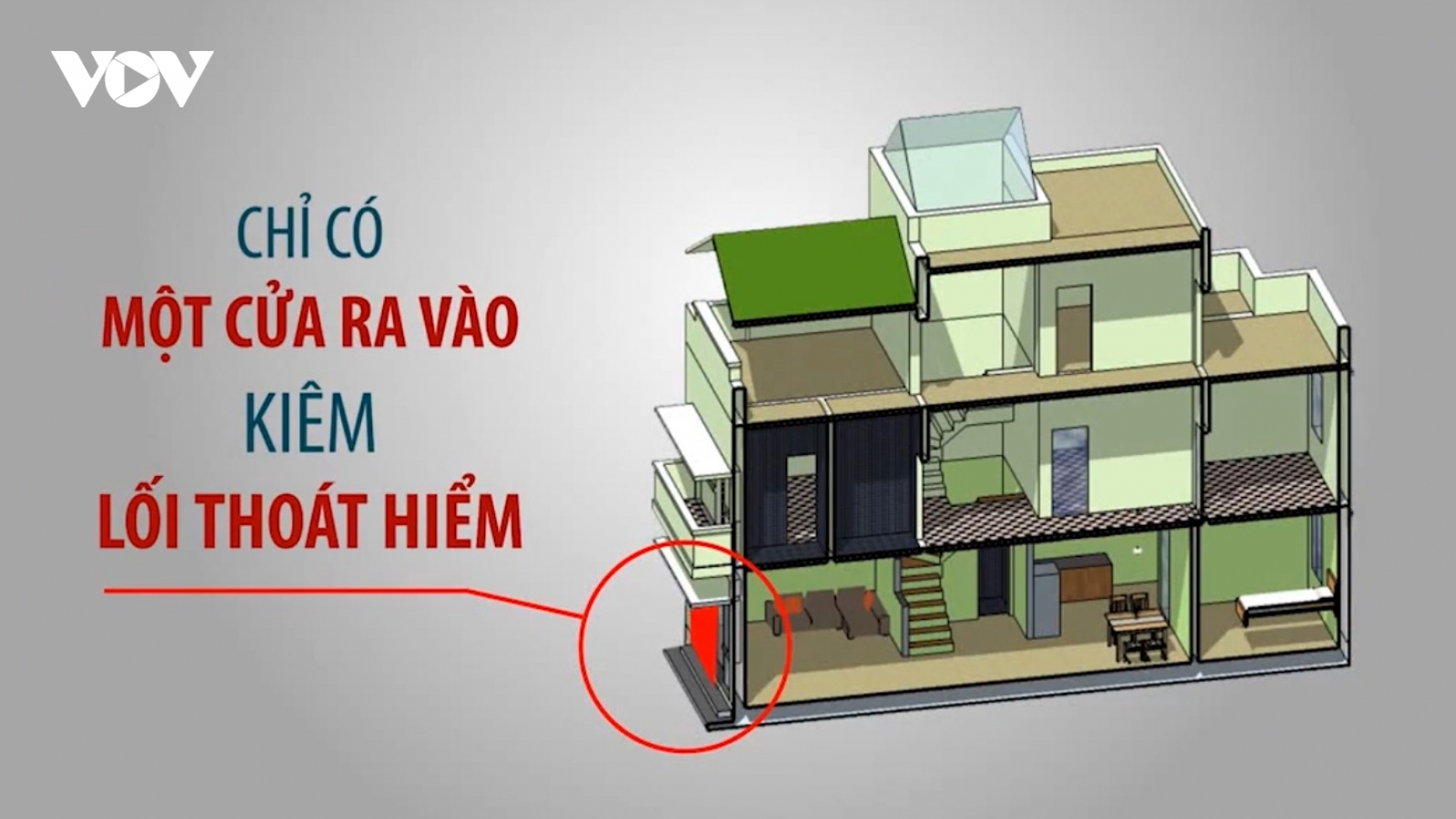 Chưa có quy định về phòng cháy tại các công trình nhà ống đô thị dưới 6 tầng