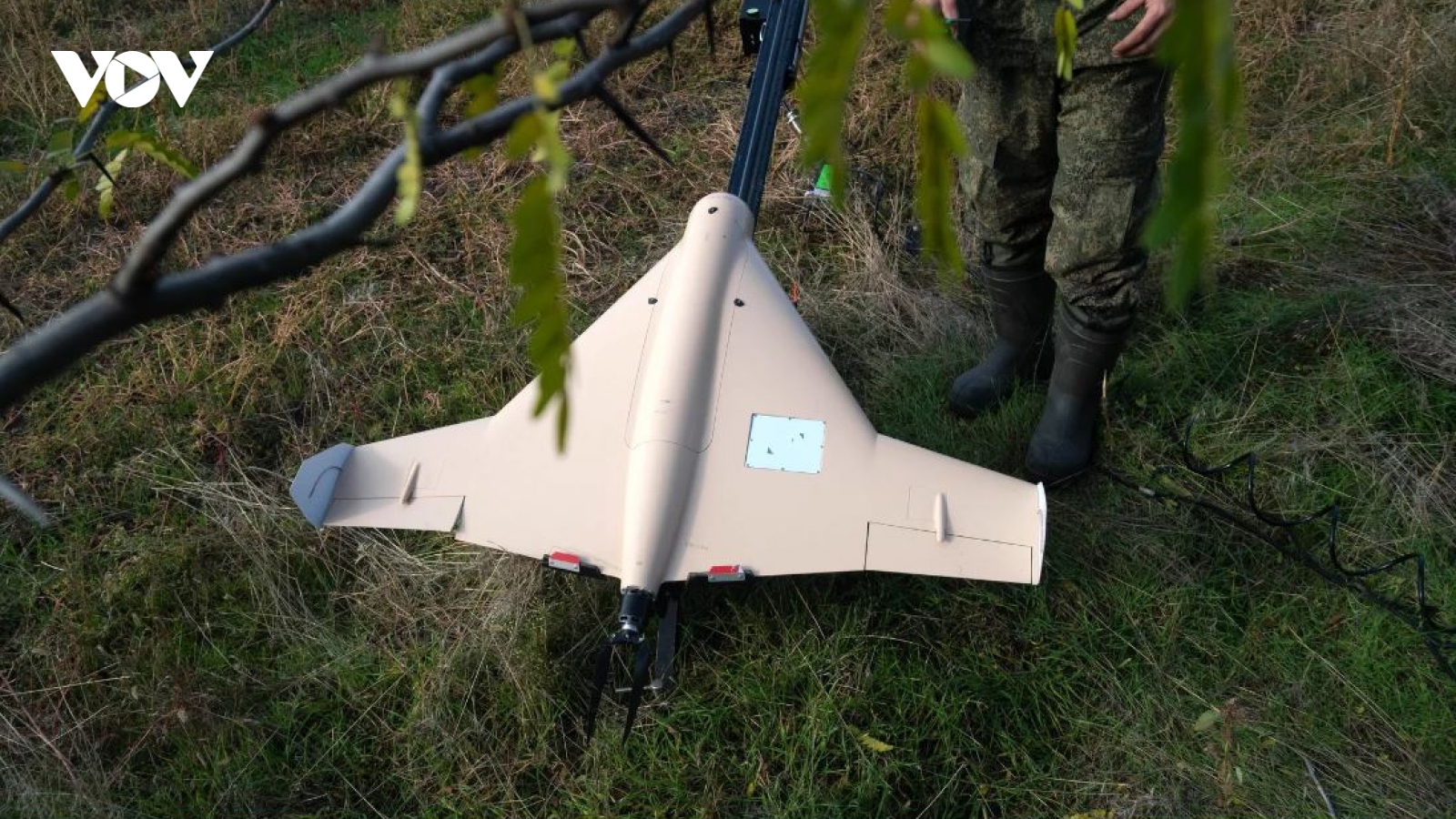 Cận cảnh Nga dùng UAV cảm tử nhắm vào quân đội Ukraine nấp trong chiến hào