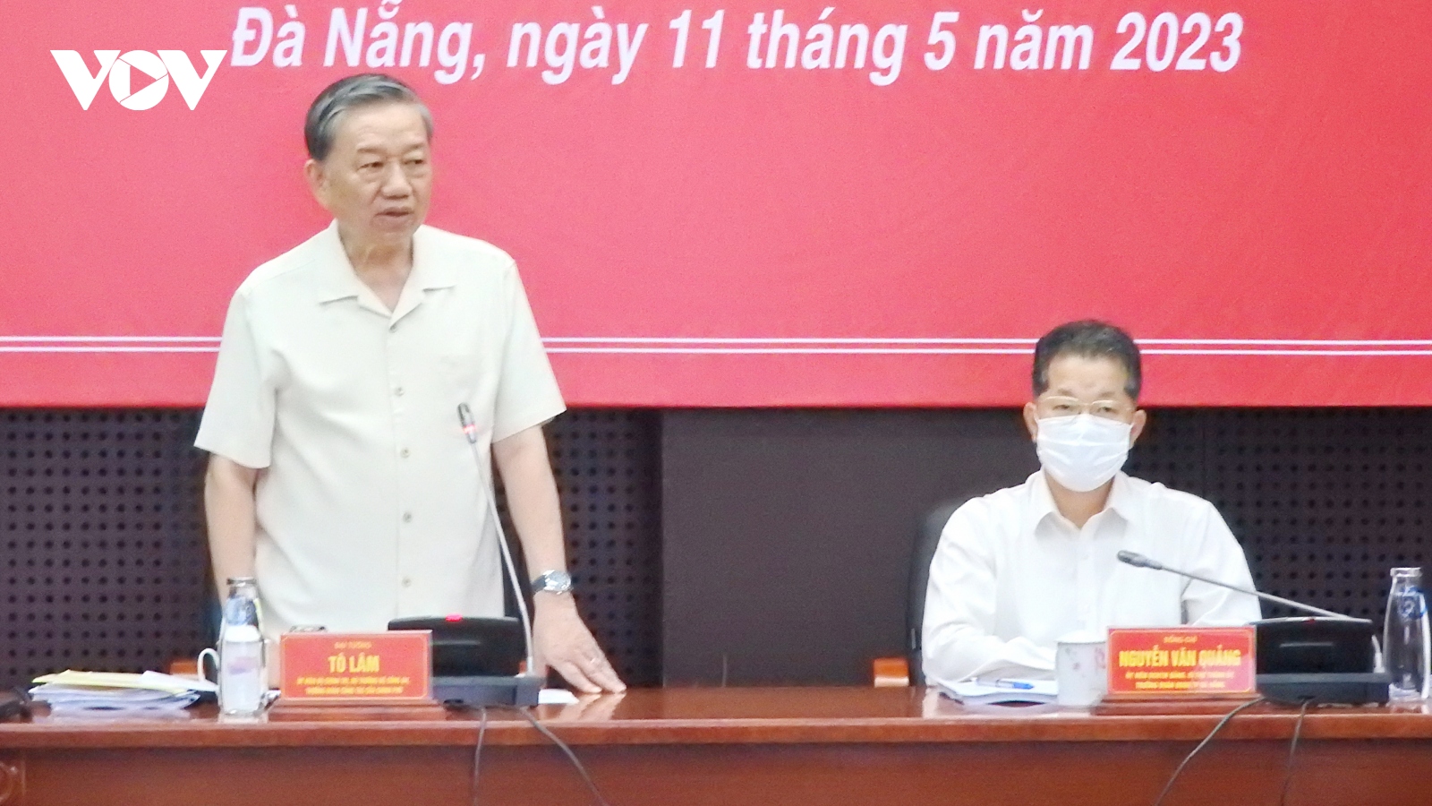 Bộ trưởng Tô Lâm dẫn đầu Đoàn Công tác của Chính phủ làm việc với TP Đà Nẵng