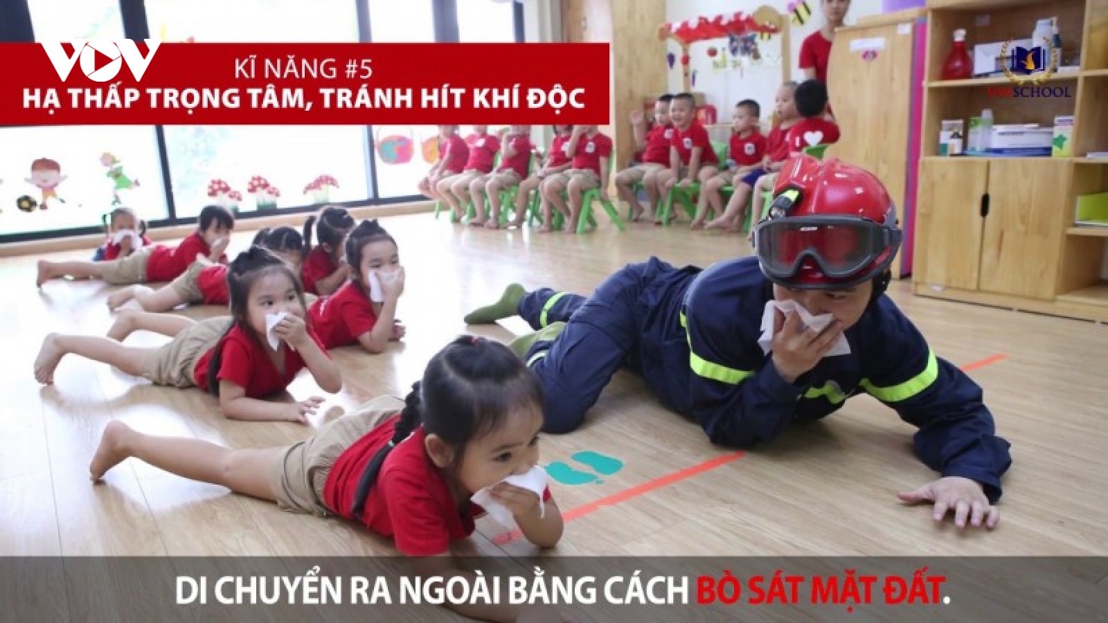 Hãy dạy trẻ biết phải làm gì khi xảy ra cháy