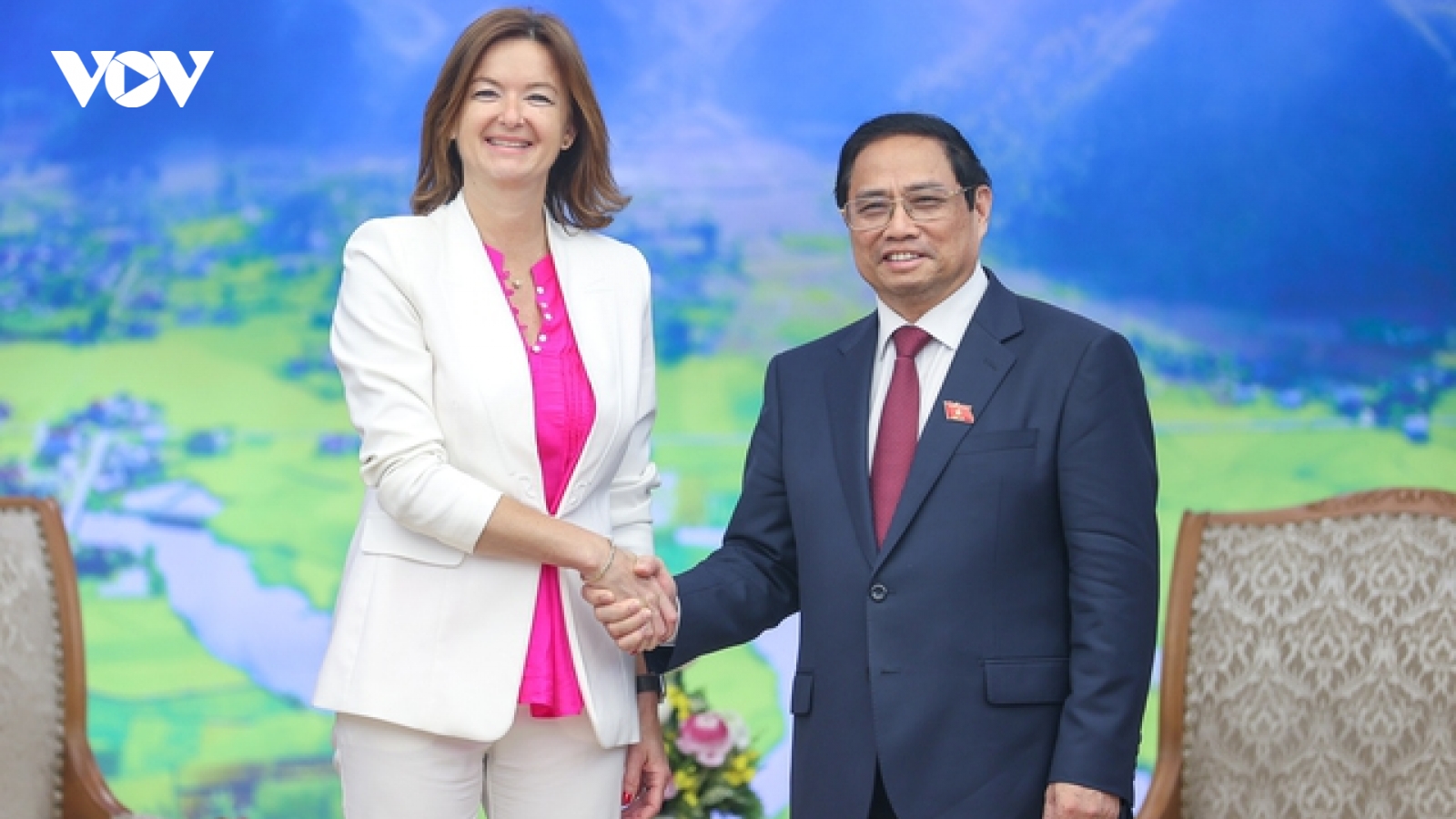 Thủ tướng Phạm Minh Chính tiếp Phó Thủ tướng, Bộ trưởng Ngoại giao Slovenia